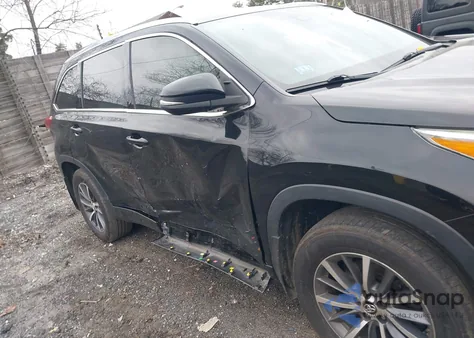 2018 Toyota Highlander Xle from USA, damaged, VIN 5TDJZRFH4JS532006